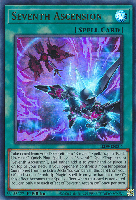 Seventh Ascension [LED9-EN006] Ultra Rare | Gam3 Escape