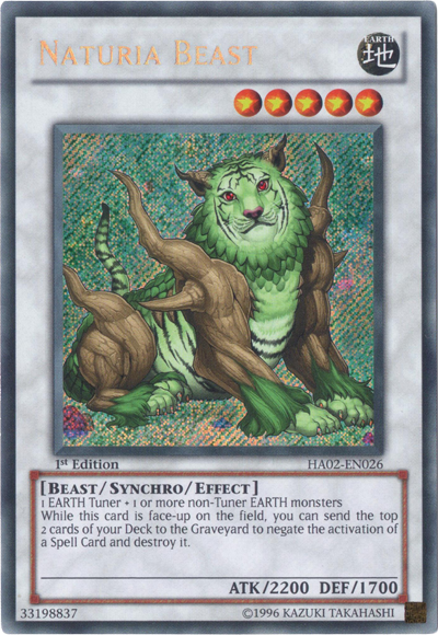 Naturia Beast [HA02-EN026] Secret Rare | Gam3 Escape