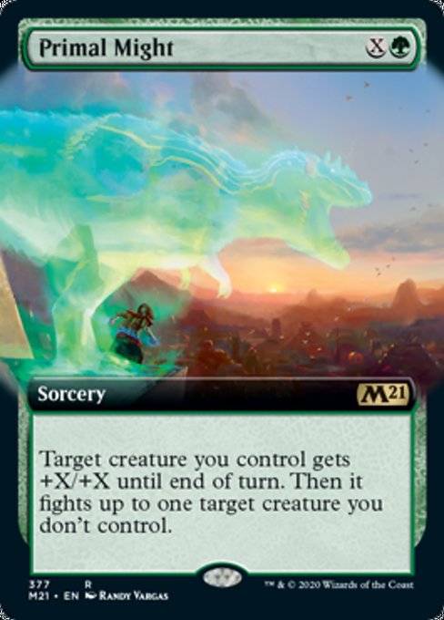 Primal Might (Extended Art) [Core Set 2021] | Gam3 Escape