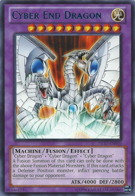 Cyber End Dragon (Blue) [DL17-EN010] Rare | Gam3 Escape