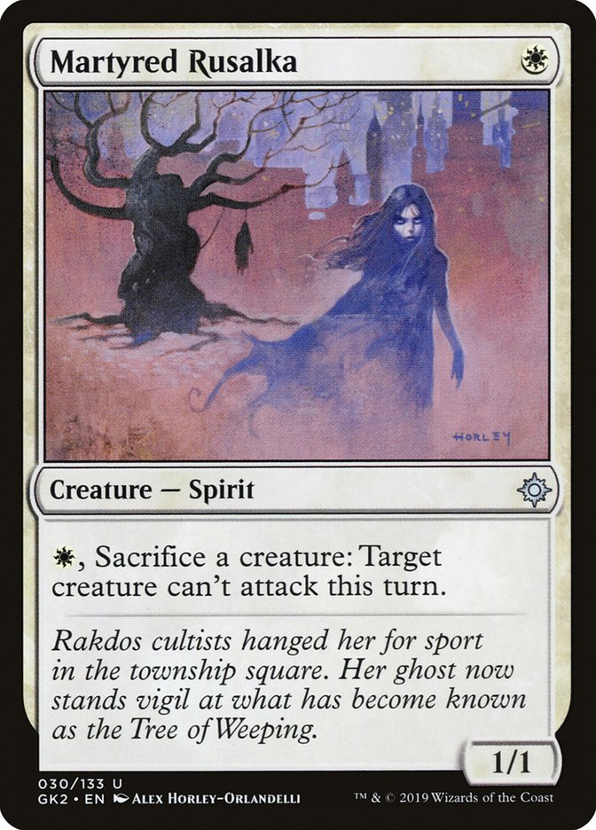 Martyred Rusalka [Ravnica Allegiance Guild Kit] | Gam3 Escape