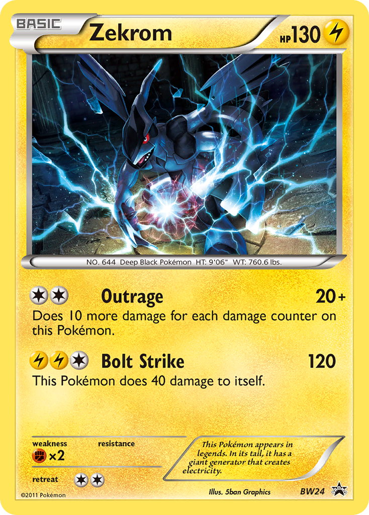 Zekrom (BW24) [Black & White: Black Star Promos] | Gam3 Escape