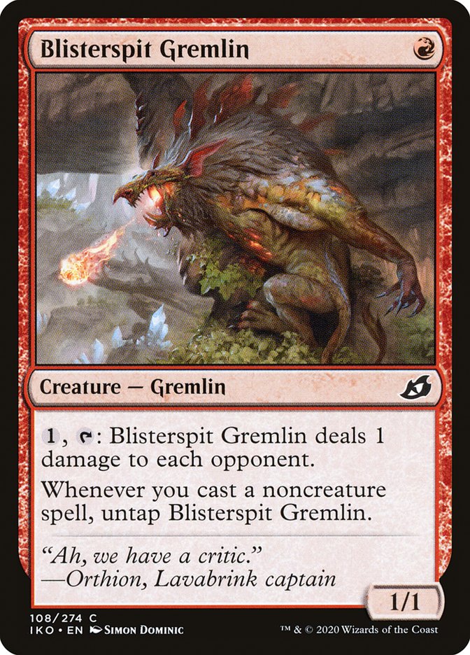 Blisterspit Gremlin [Ikoria: Lair of Behemoths] | Gam3 Escape