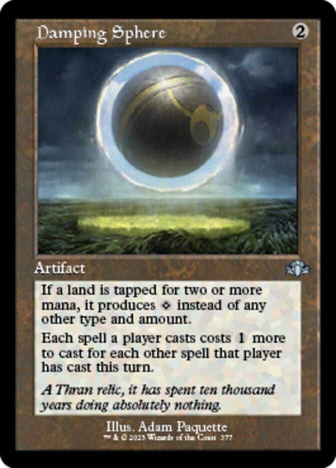 Damping Sphere (Retro) [Dominaria Remastered] | Gam3 Escape