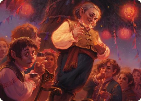 Bilbo, Retired Burglar Art Card [The Lord of the Rings: Tales of Middle-earth Art Series] | Gam3 Escape