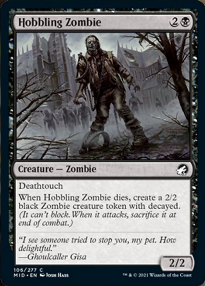 Hobbling Zombie [Innistrad: Midnight Hunt] | Gam3 Escape