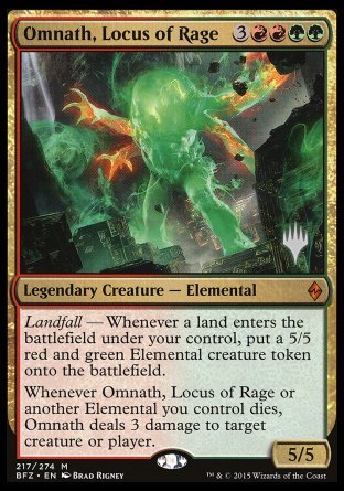 Omnath, Locus of Rage (Promo Pack) [Dungeons & Dragons: Adventures in the Forgotten Realms Promos] | Gam3 Escape