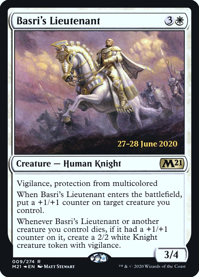 Basri's Lieutenant  [Core Set 2021 Prerelease Promos] | Gam3 Escape