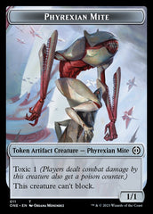 Phyrexian Mite (011) // Phyrexian Germ Double-Sided Token [Phyrexia: All Will Be One Commander Tokens] | Gam3 Escape