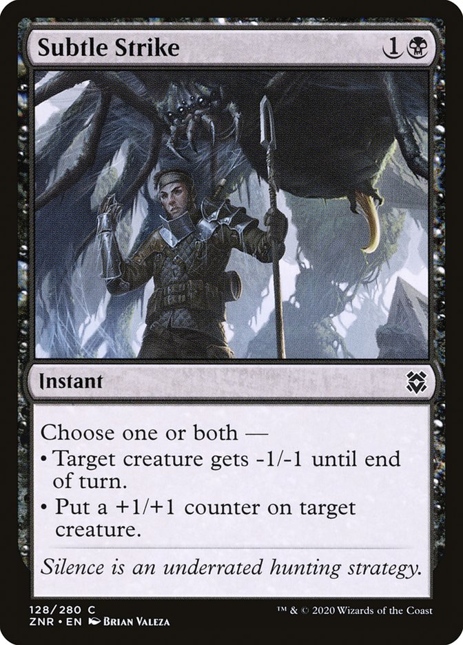 Subtle Strike [Zendikar Rising] | Gam3 Escape