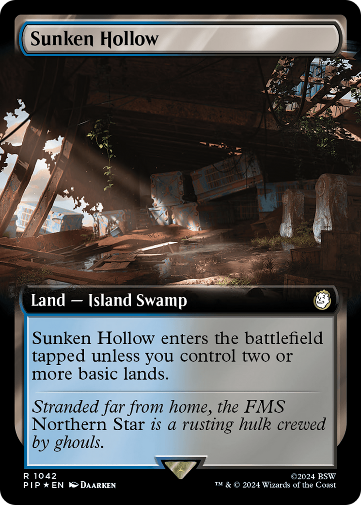 Sunken Hollow (Extended Art) (Surge Foil) [Fallout] | Gam3 Escape