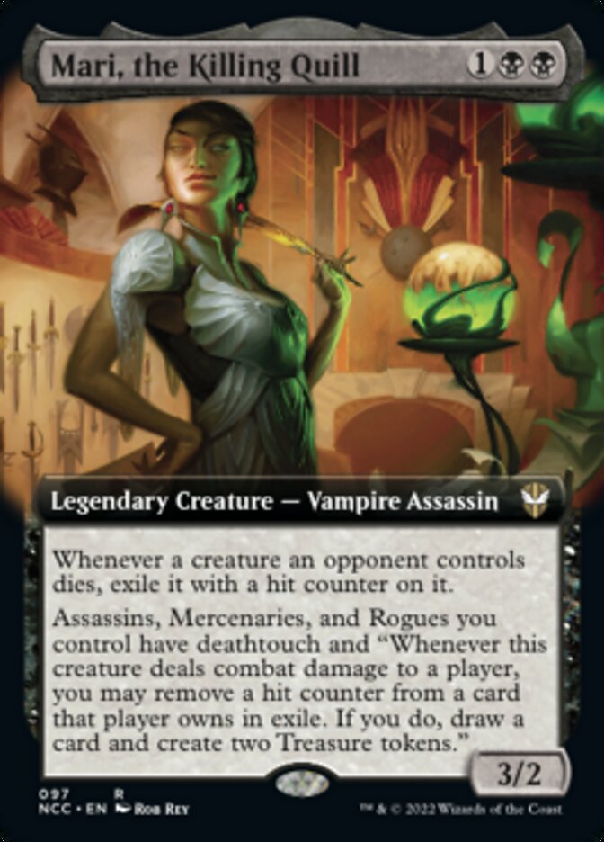 Mari, the Killing Quill (Extended Art) [Streets of New Capenna Commander] | Gam3 Escape