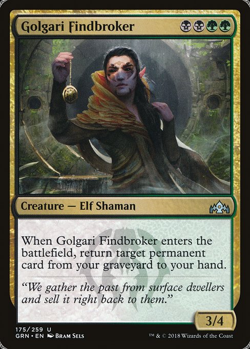 Golgari Findbroker [Guilds of Ravnica] | Gam3 Escape