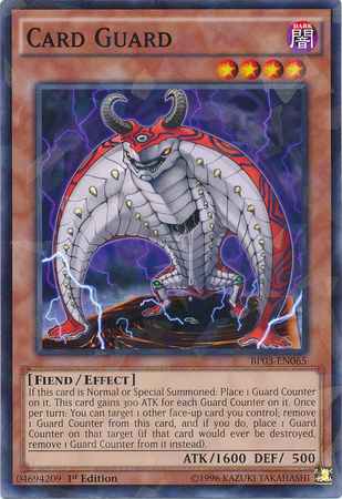 Card Guard (Shatterfoil) [BP03-EN065] Rare | Gam3 Escape