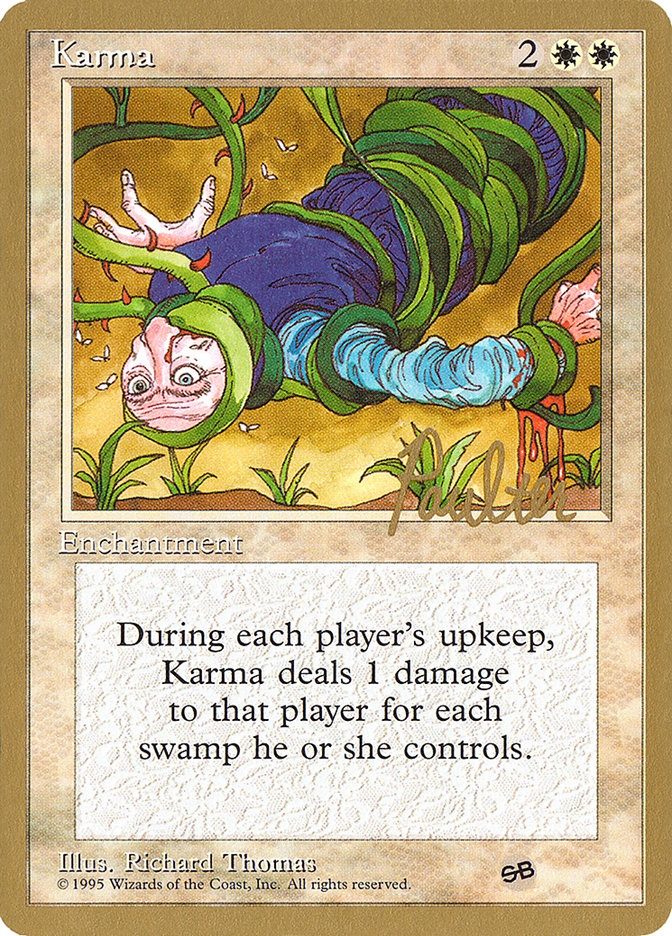 Karma (Preston Poulter) (SB) [Pro Tour Collector Set] | Gam3 Escape