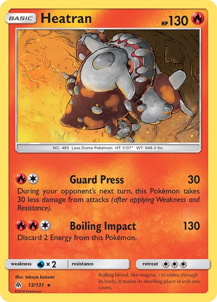 Heatran (13/131) [Sun & Moon: Forbidden Light] | Gam3 Escape