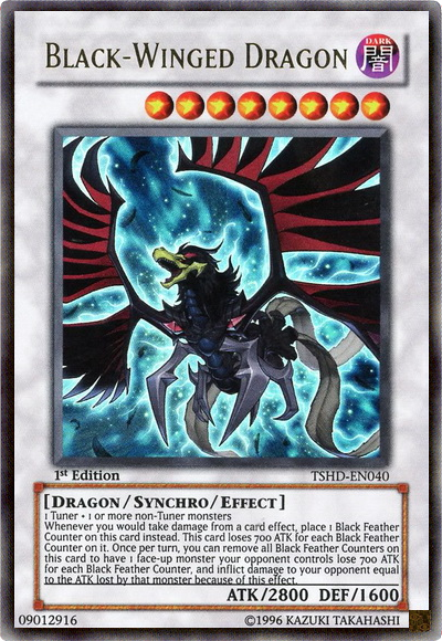 Black-Winged Dragon [TSHD-EN040] Ultra Rare | Gam3 Escape