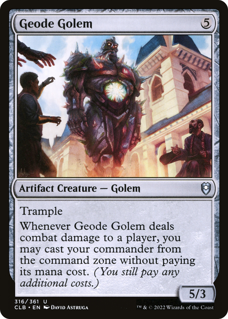 Geode Golem [Commander Legends: Battle for Baldur's Gate] | Gam3 Escape