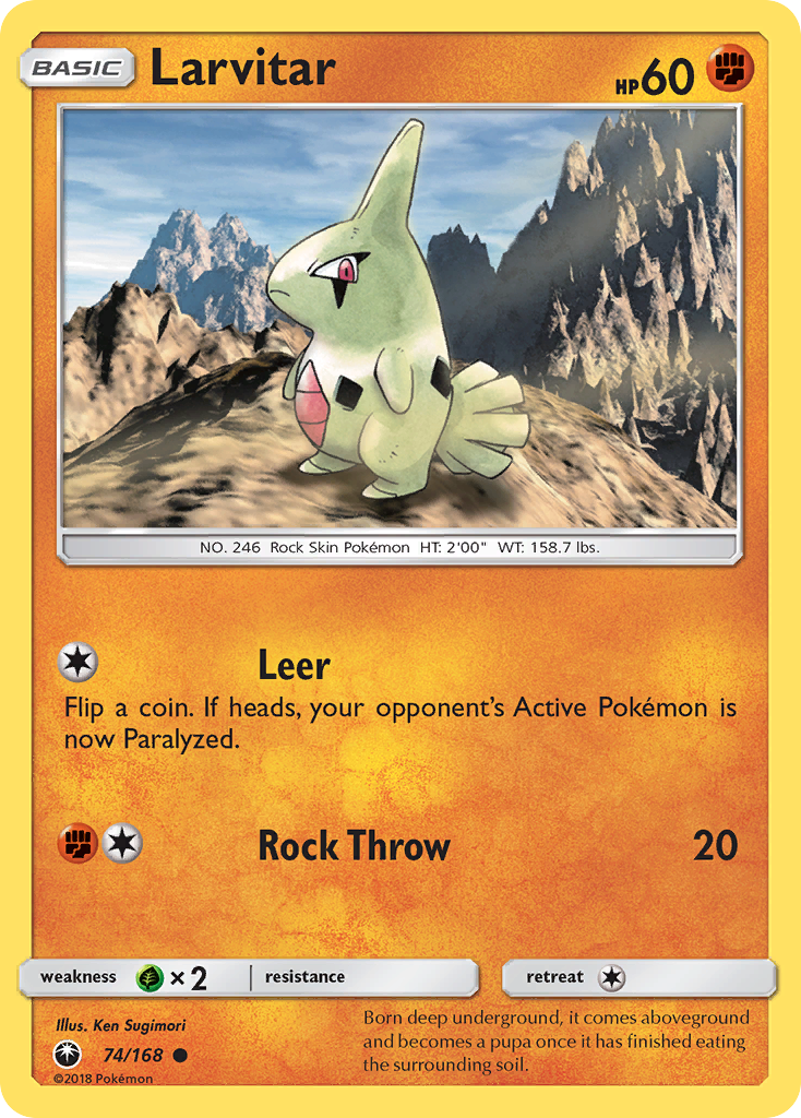 Larvitar (74/168) [Sun & Moon: Celestial Storm] | Gam3 Escape