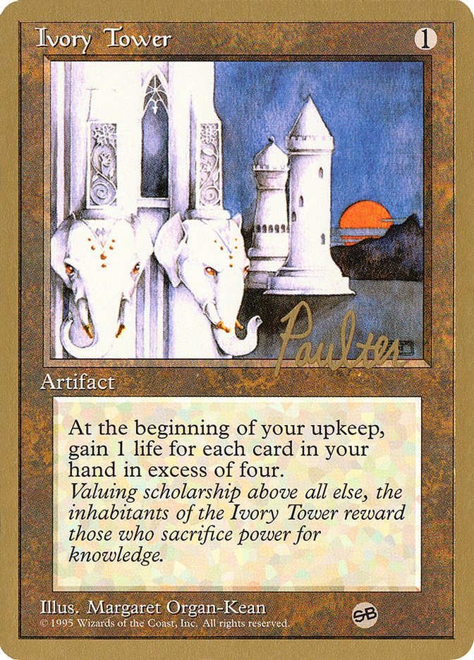 Ivory Tower (Preston Poulter) (SB) [Pro Tour Collector Set] | Gam3 Escape
