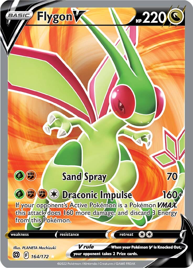 Flygon V (164/172) [Sword & Shield: Brilliant Stars] | Gam3 Escape