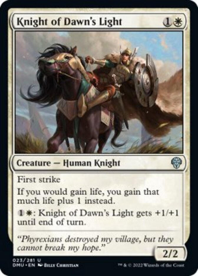 Knight of Dawn's Light [Dominaria United] | Gam3 Escape