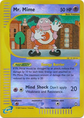 Mr Mime (95b/147) [Aquapolis] | Gam3 Escape