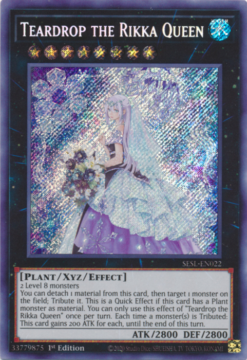 Teardrop the Rikka Queen [SESL-EN022] Secret Rare | Gam3 Escape