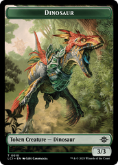 Gnome // Dinosaur (0010) Double-Sided Token [The Lost Caverns of Ixalan Tokens] | Gam3 Escape