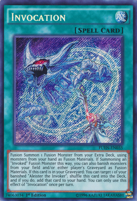 Invocation [FUEN-EN035] Secret Rare | Gam3 Escape