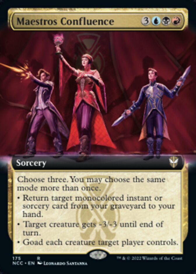 Maestros Confluence (Extended Art) [Streets of New Capenna Commander] | Gam3 Escape