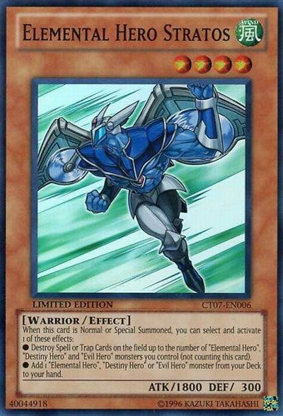 Elemental HERO Stratos [CT07-EN006] Super Rare | Gam3 Escape