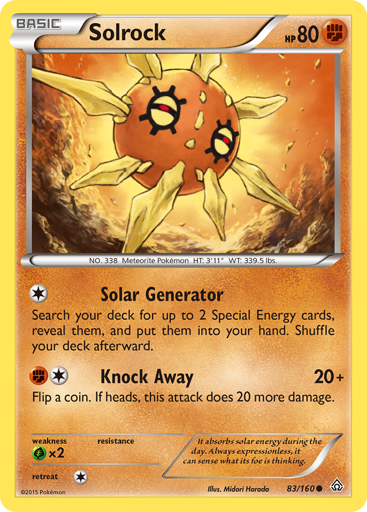 Solrock (83/160) [XY: Primal Clash] | Gam3 Escape