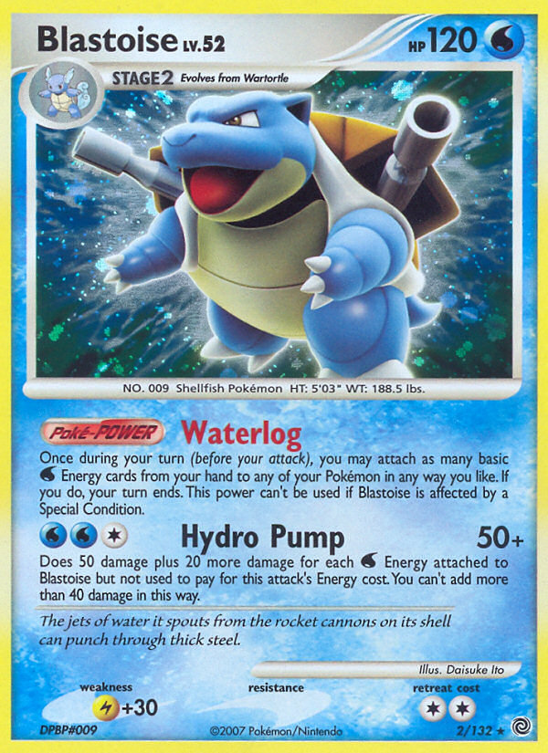 Blastoise (2/132) [Diamond & Pearl: Secret Wonders] | Gam3 Escape