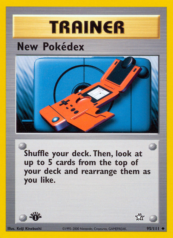 New Pokedex (95/111) [Neo Genesis 1st Edition] | Gam3 Escape