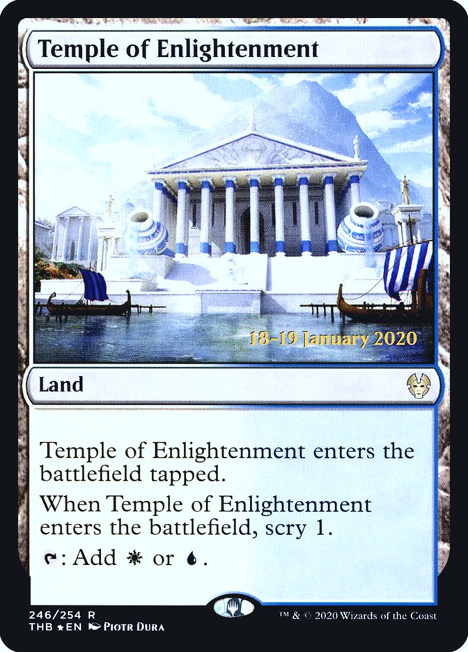 Temple of Enlightenment [Theros Beyond Death Prerelease Promos] | Gam3 Escape