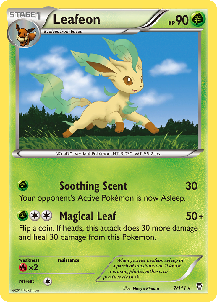 Leafeon (7/111) [XY: Furious Fists] | Gam3 Escape