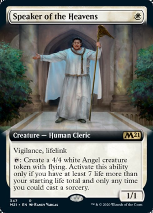 Speaker of the Heavens (Extended Art) [Core Set 2021] | Gam3 Escape