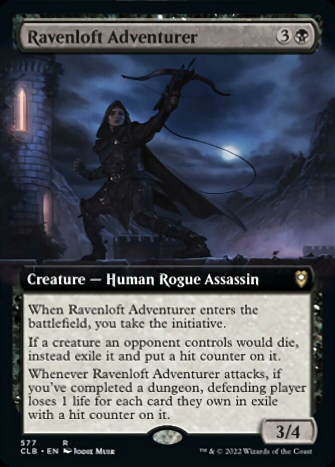 Ravenloft Adventurer (Extended Art) [Commander Legends: Battle for Baldur's Gate] | Gam3 Escape