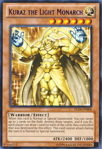 Kuraz the Light Monarch (Purple) [DL16-EN004] Rare | Gam3 Escape