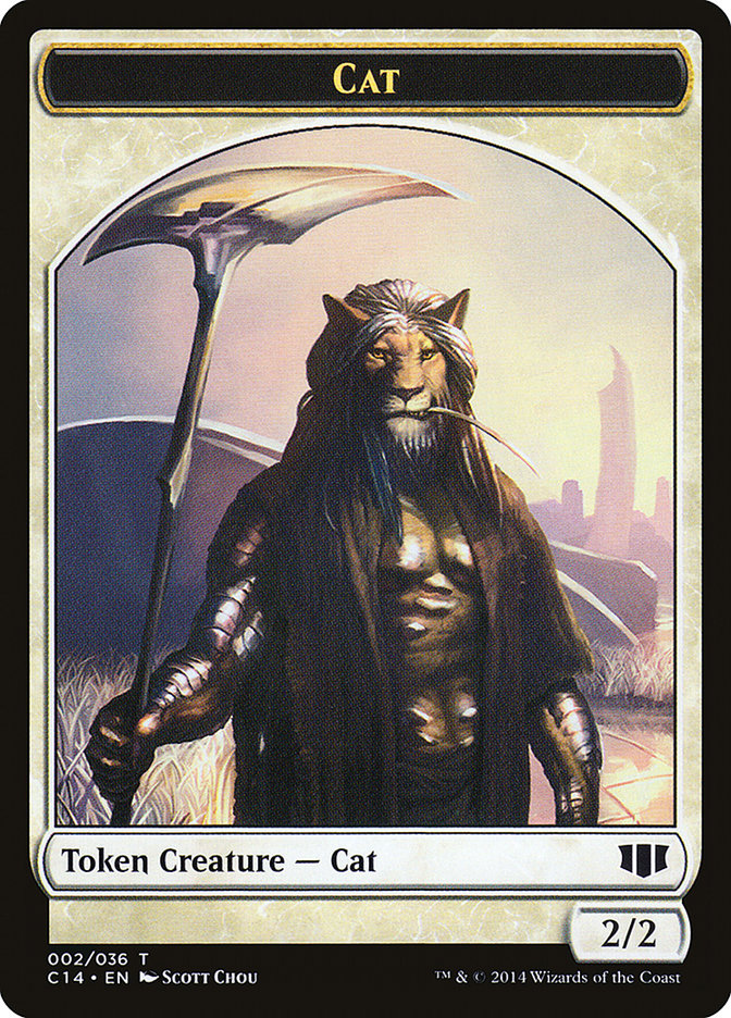 Angel // Cat Double-sided Token [Commander 2014 Tokens] | Gam3 Escape