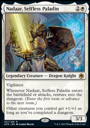 Nadaar, Selfless Paladin (Promo Pack) [Dungeons & Dragons: Adventures in the Forgotten Realms Promos] | Gam3 Escape