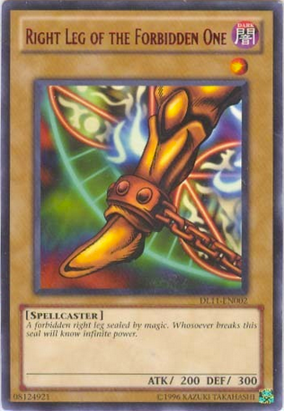 Right Leg of the Forbidden One (Purple) [DL11-EN002] Rare | Gam3 Escape