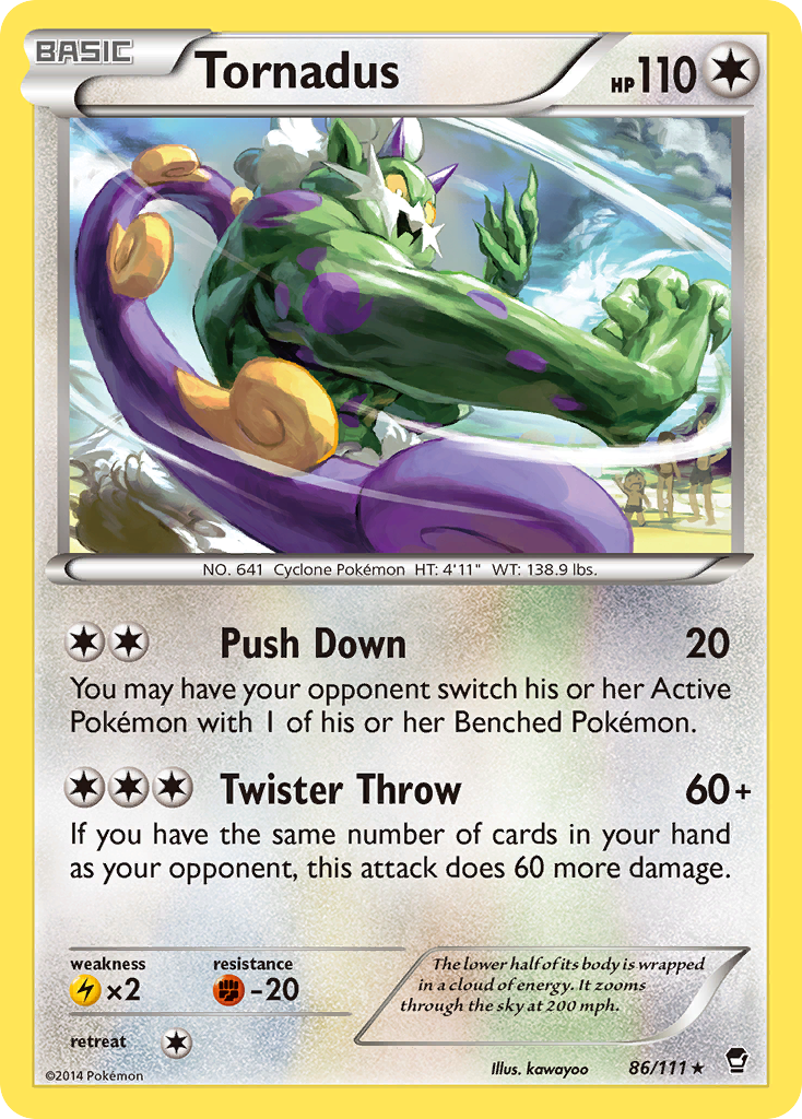 Tornadus (86/111) [XY: Furious Fists] | Gam3 Escape