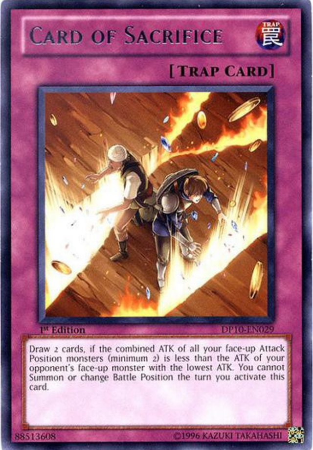 Card of Sacrifice [DP10-EN029] Rare | Gam3 Escape