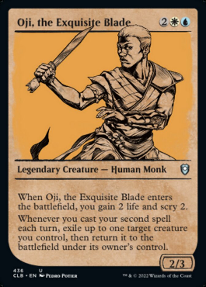 Oji, the Exquisite Blade (Showcase) [Commander Legends: Battle for Baldur's Gate] | Gam3 Escape