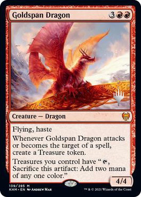 Goldspan Dragon [Kaldheim Promo Pack] | Gam3 Escape