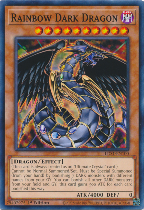 Rainbow Dark Dragon [LDS1-EN100] Common | Gam3 Escape