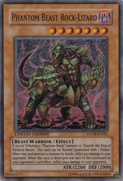 Phantom Beast Rock-Lizard [FOTB-ENSE1] Super Rare | Gam3 Escape