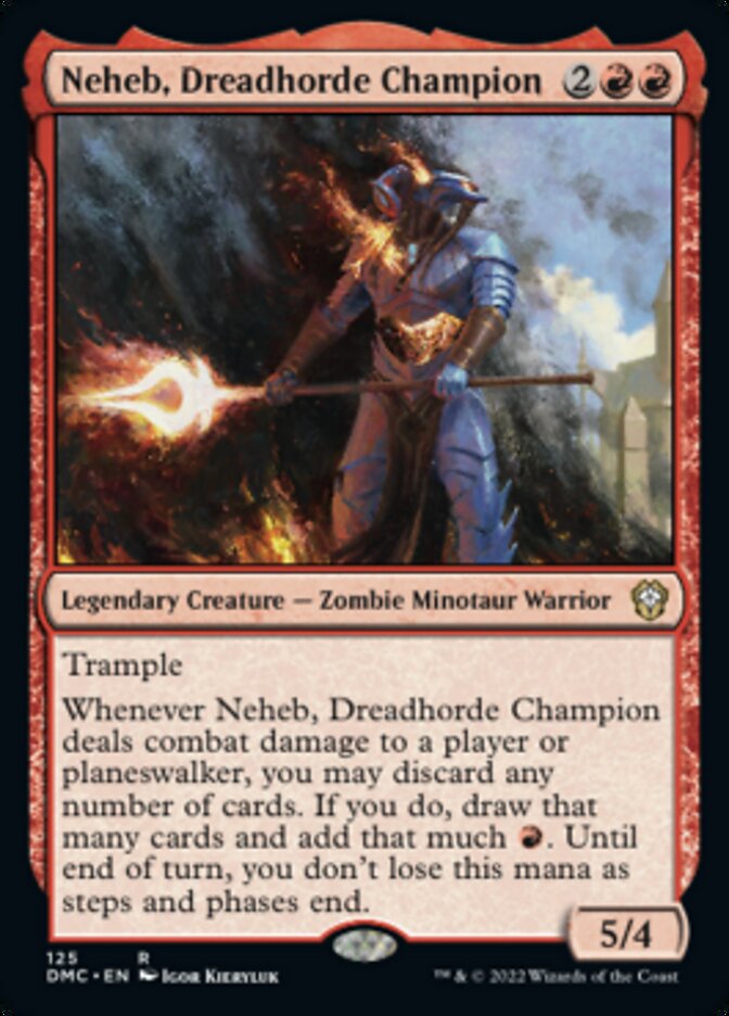 Neheb, Dreadhorde Champion [Dominaria United Commander] | Gam3 Escape